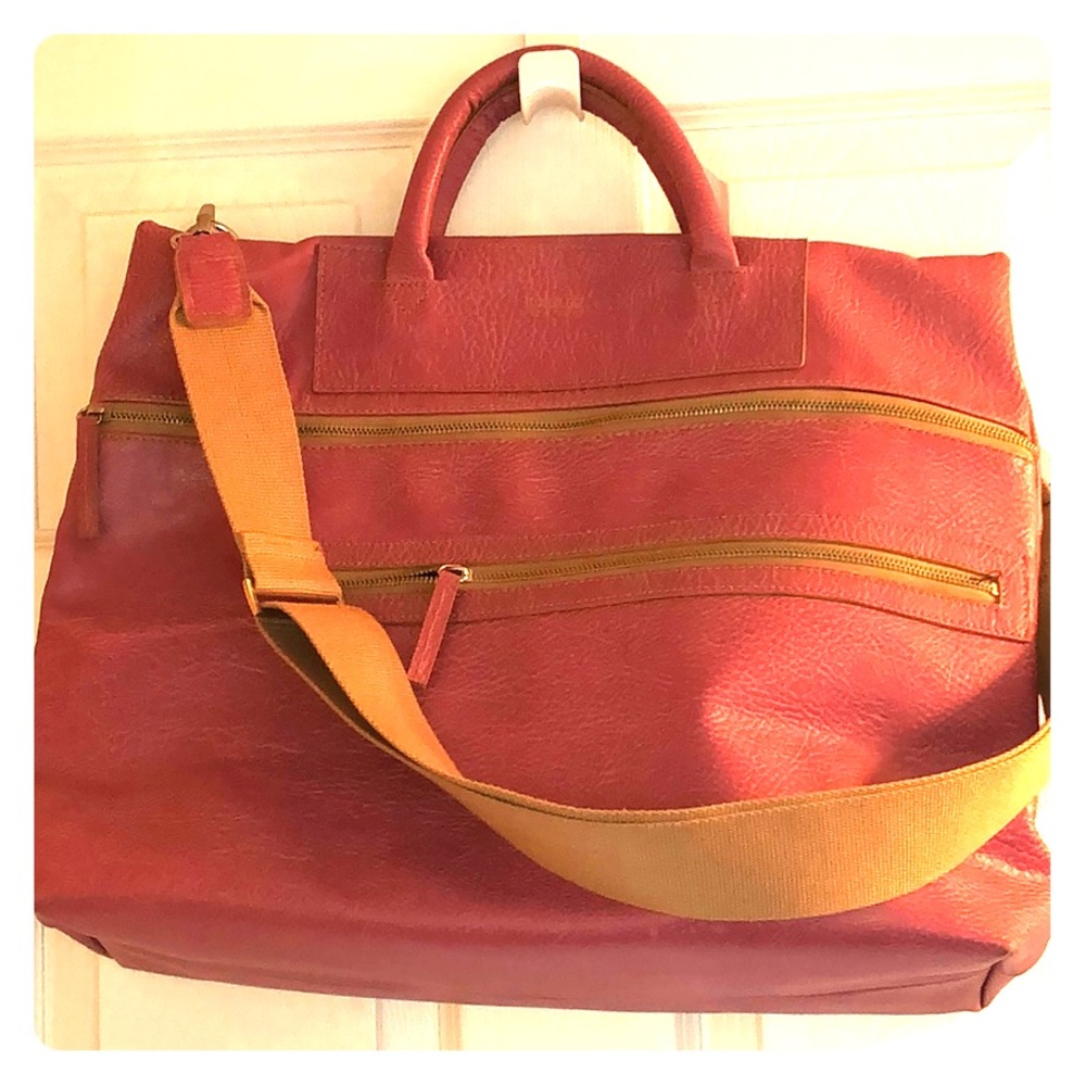 Pink Matt & Nat Messenger Bag